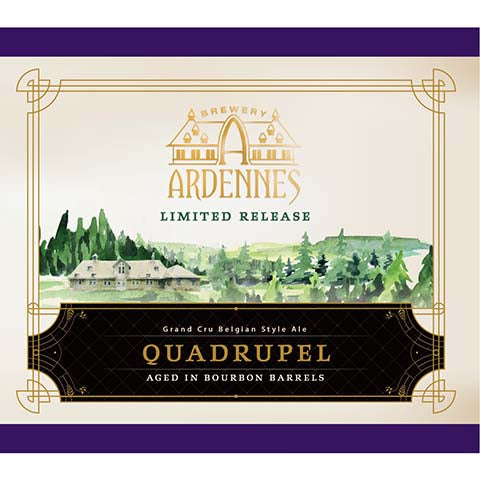 Ardennes Quadrupel Belgian Ale by Ardennes Brewing LLC, beer label