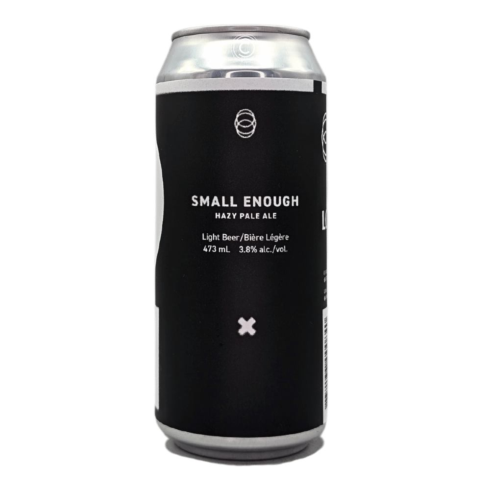 Small Enough Hazy Pale Ale by The Establishment Brewing Company x Low Life Barrel House, beer label