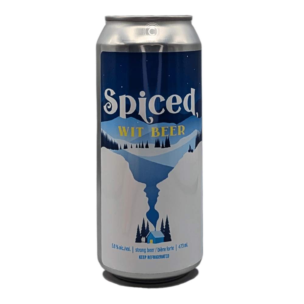 Spiced Wit Beer by Yukon Brewing x Blindman Brewing, beer label