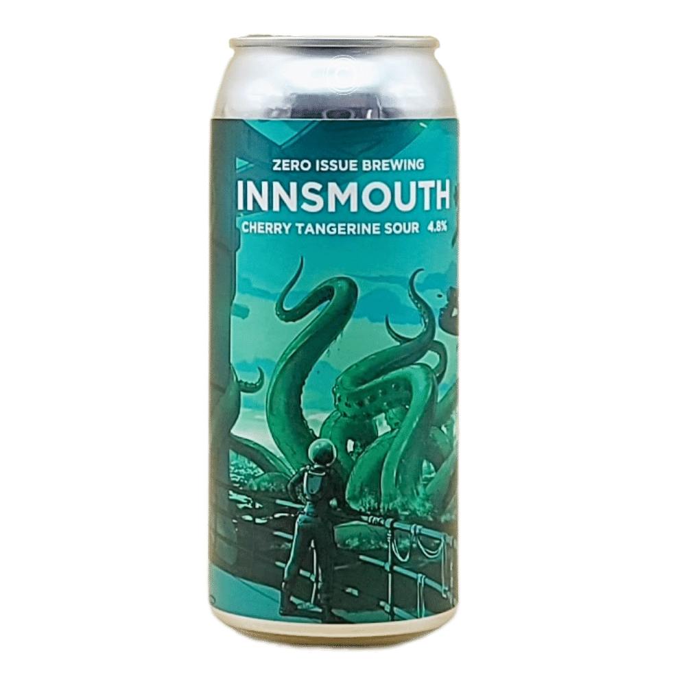Innsmouth Cherry Tangerine Sour by Zero Issue Brewing, beer label