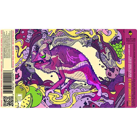 Tripping Animals J.R.E.A.M. Chameleon 2.0 Sour Ale by Tripping Animals Brewing Co., beer label