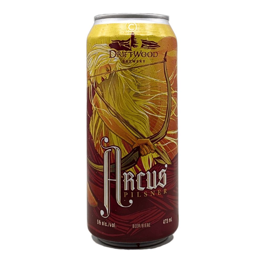 Brewery Arcus German Pilsner by Driftwood Brewery, beer label