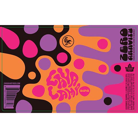 Zero Gravity Lava Lamp DIPA by Zero Gravity Craft Brewery, beer label