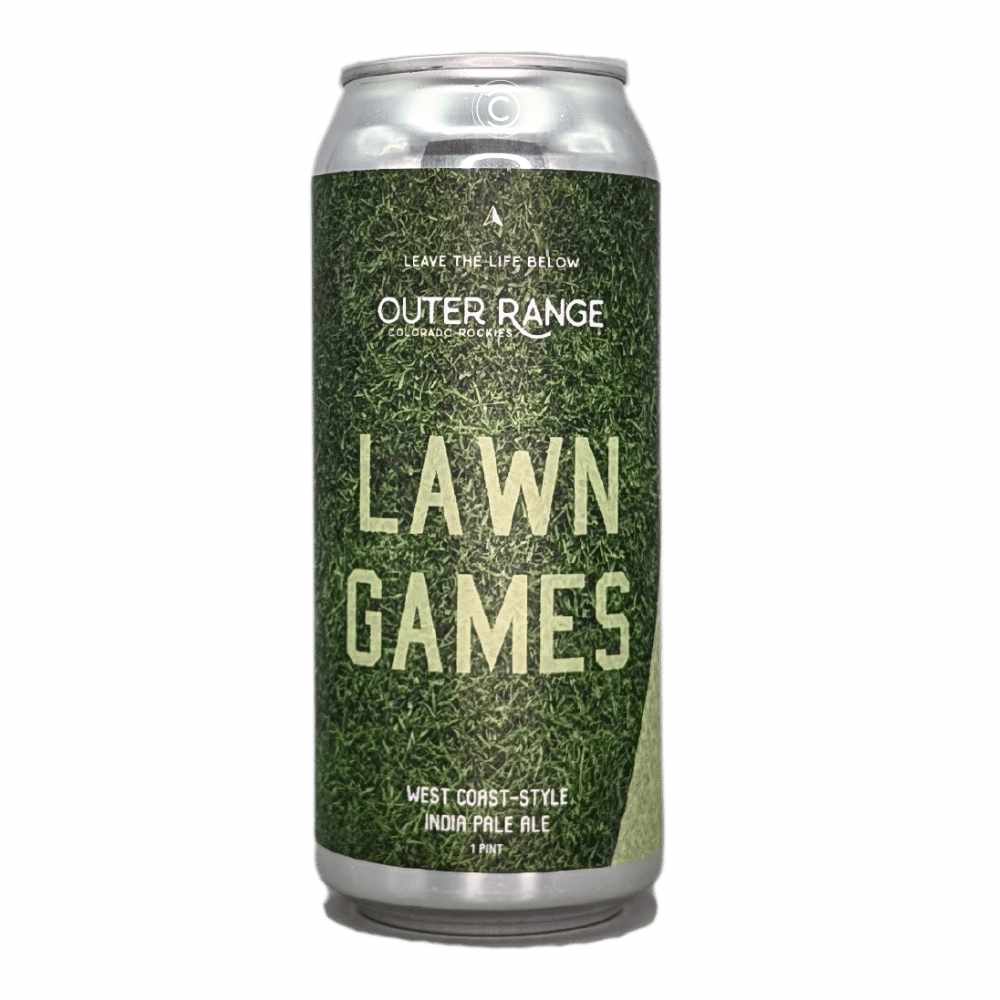 Company Lawn Games West Coast IPA by Outer Range Brewing Comapny, beer label