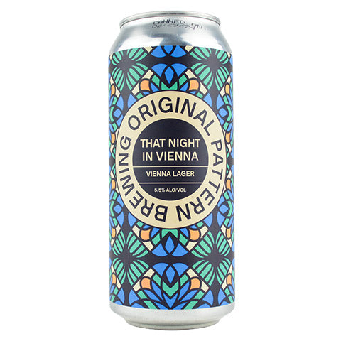 Original Pattern That Night In Vienna Lager by Original Pattern Brewing Company, beer label