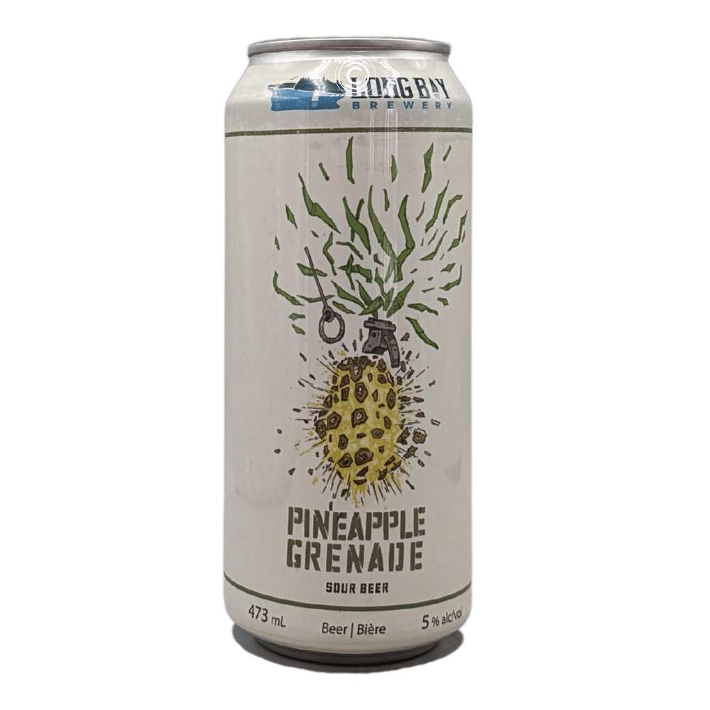 Pineapple Grenade Sour by Long Bay Brewery, beer label
