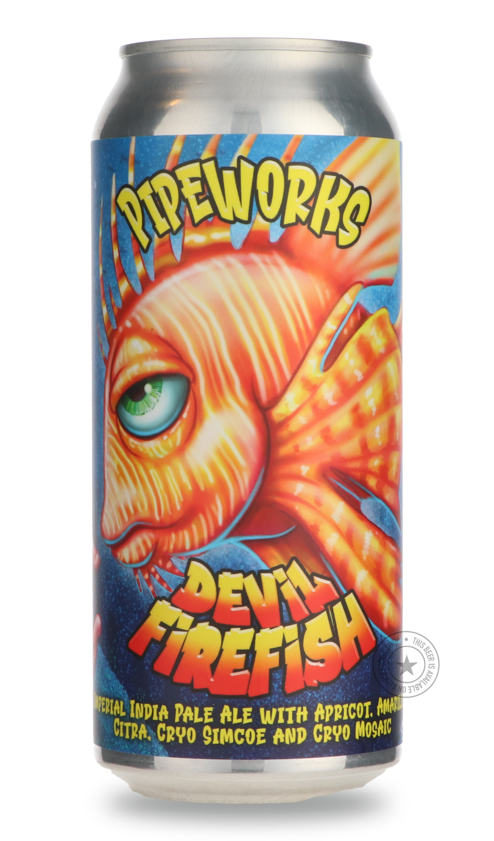Devil Firefish by Pipeworks Brewing Co, beer label