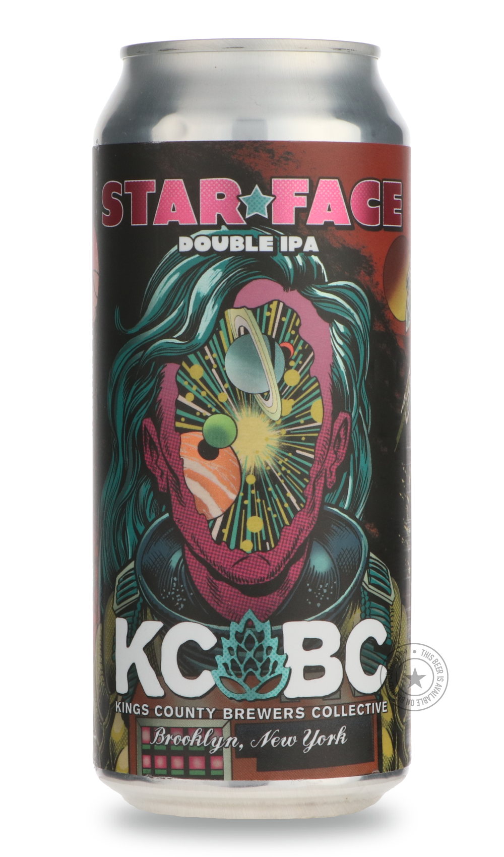 Star Face by KCBC, beer label