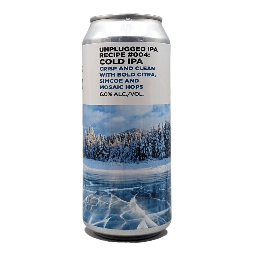 Unplugged IPA Recipe #004: Cold IPA by Yukon Brewing, beer label