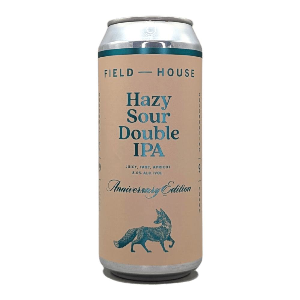 Hazy Sour Double IPA by Field House Brewing Co., beer label
