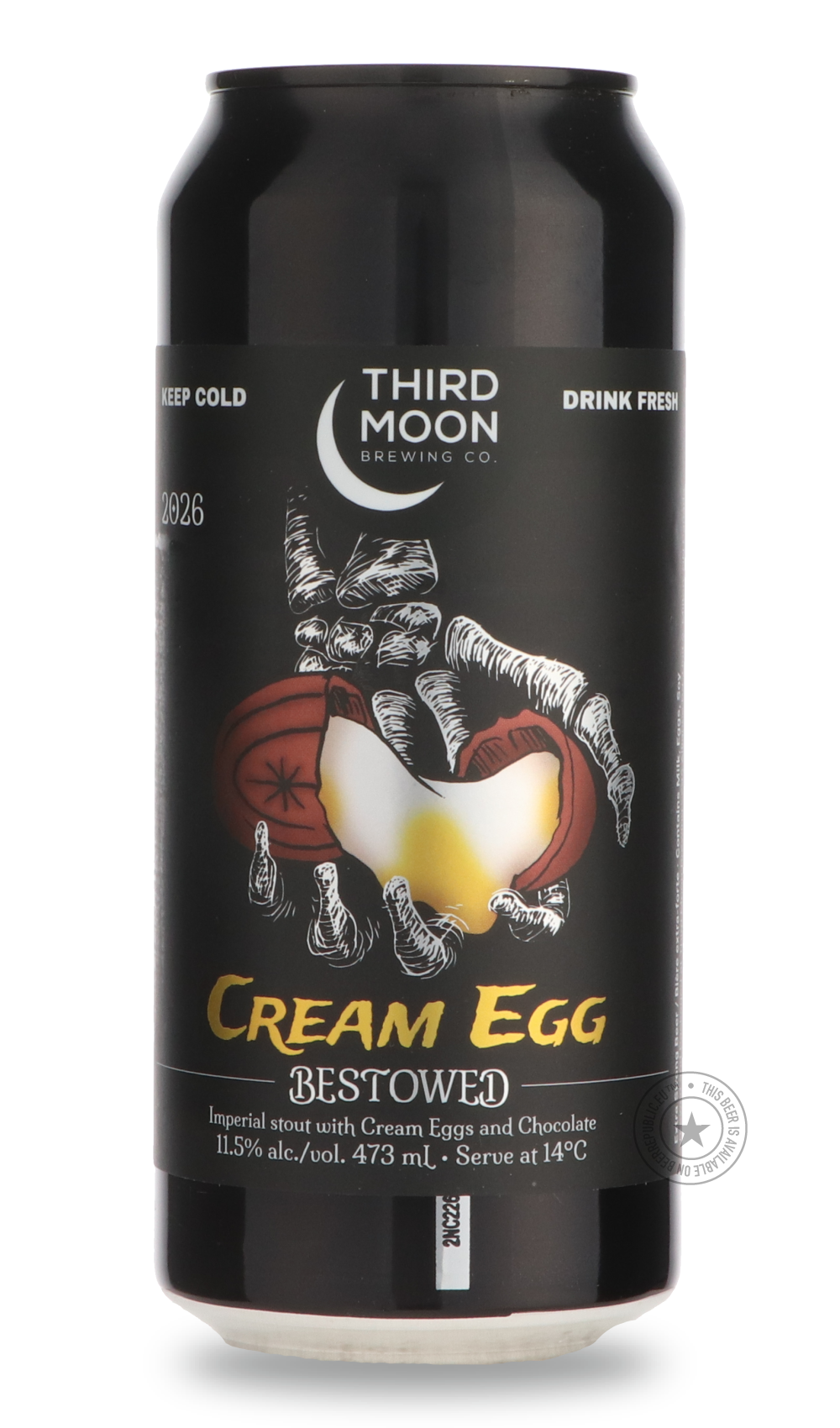 Bestowed - Cream Egg by Third Moon, beer label