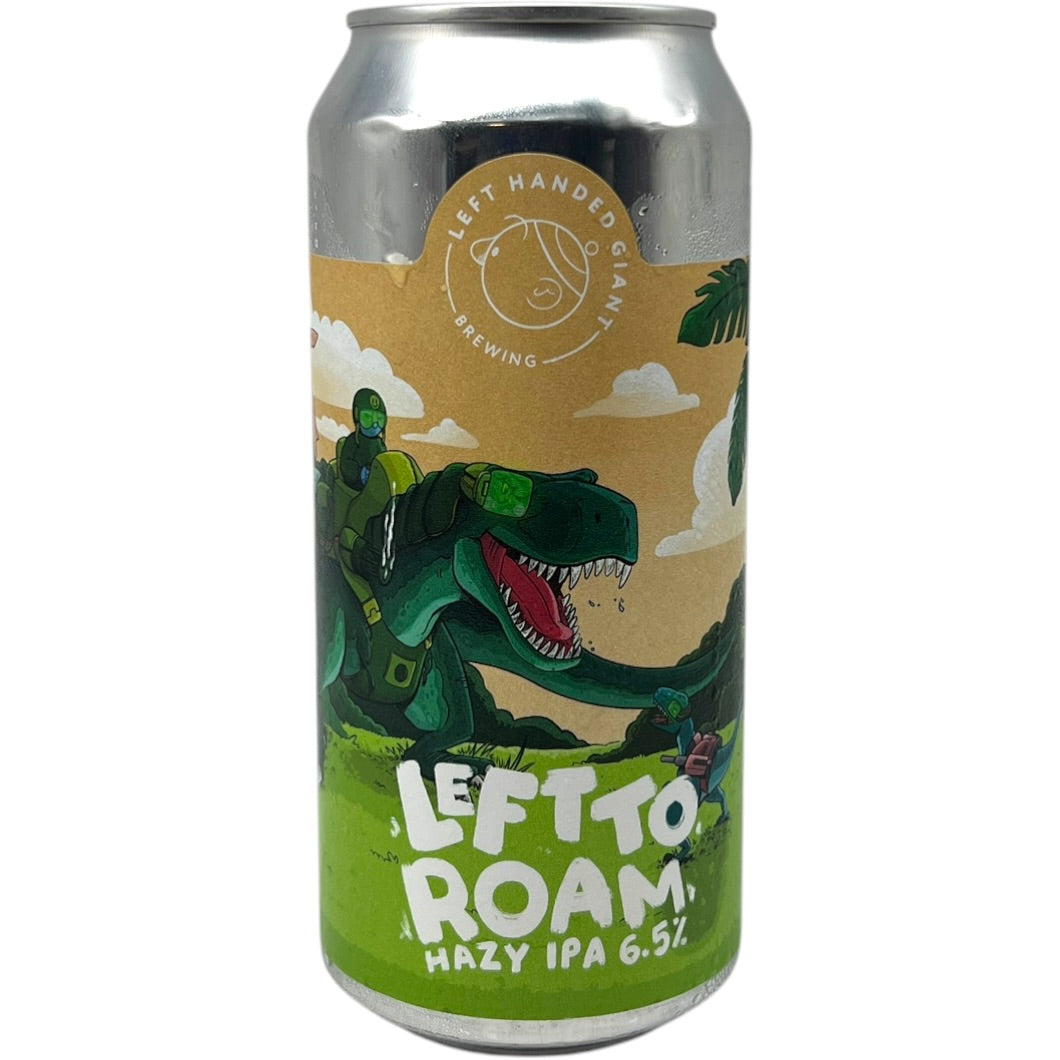Left Handed Giant Left To Roam by Left Handed Giant, beer label