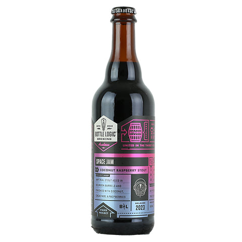 Bottle Logic Space Jam Stout by Bottle Logic Brewing, beer label