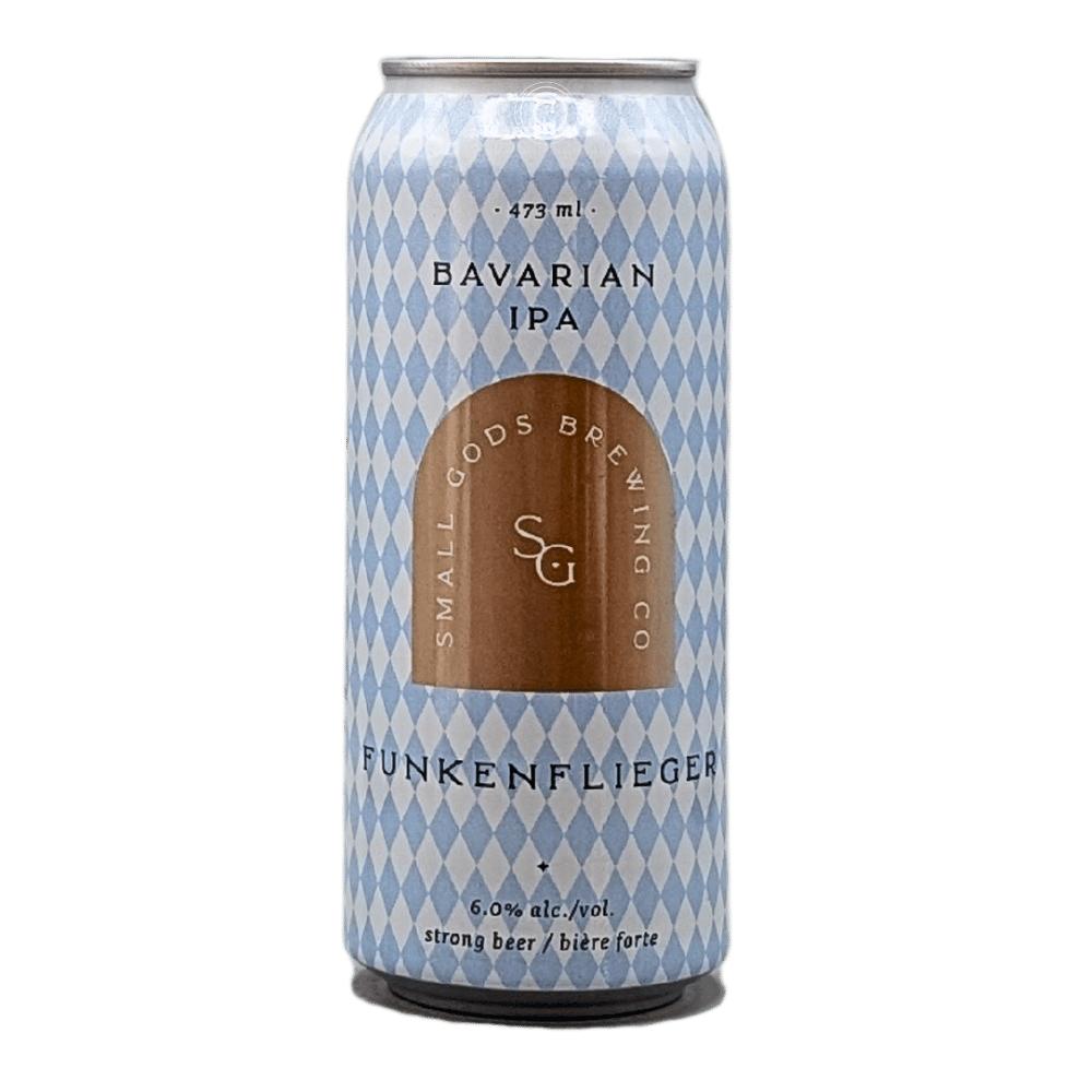 Funkenflieger Bavarian IPA by Small Gods Brewing Co., beer label