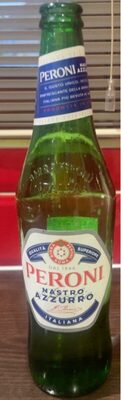 Peroni Nastro Azzurro by Asahi Beer, beer label