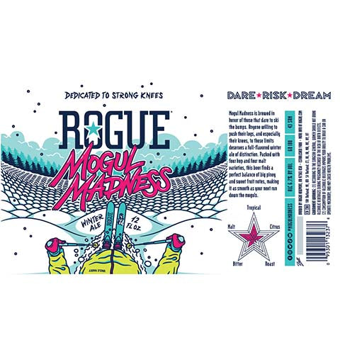 Rogue Mogul Madness Winter Ale by Rogue, beer label