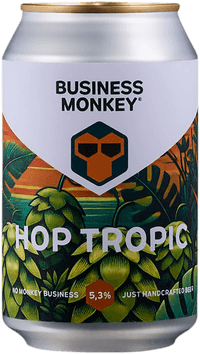 Hop Tropic by Business Monkey Brewing, beer label