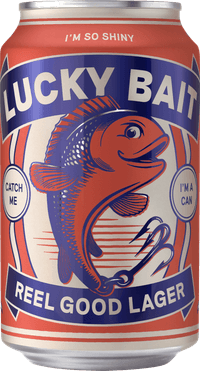 Lucky Bait by Spendrups Bryggeri, beer label