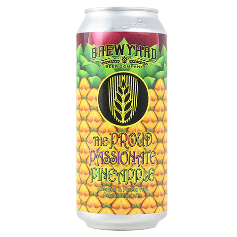 Brewyard The Proud Passionate Pineapple Blonde by Brewyard Beer Company, beer label