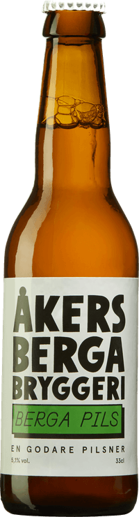 Berga Pils by Åkersberga Bryggeri, beer label