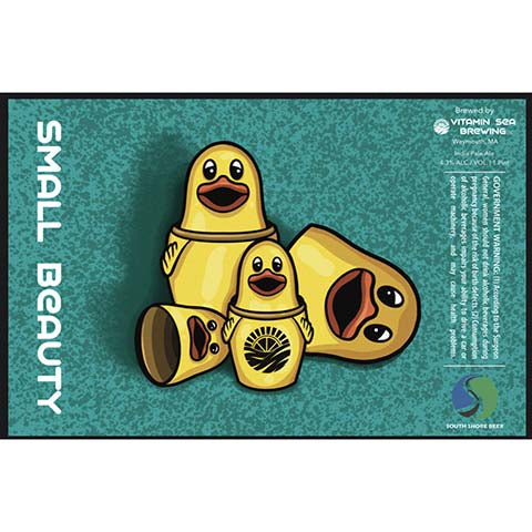 Vitamin Sea Small Beauty IPA by Vitamin Sea Brewing, beer label
