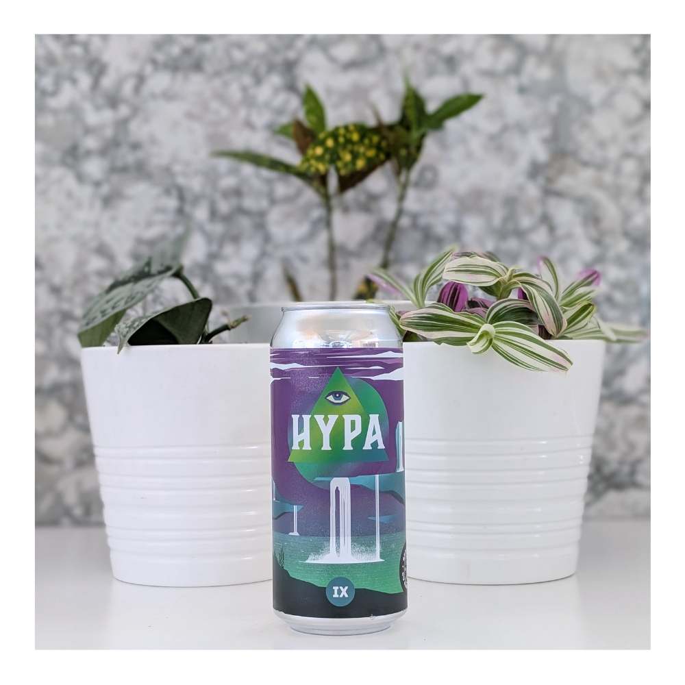 HYPA #9 Hazy IPA by Brasserie du Bas-Canada, beer label
