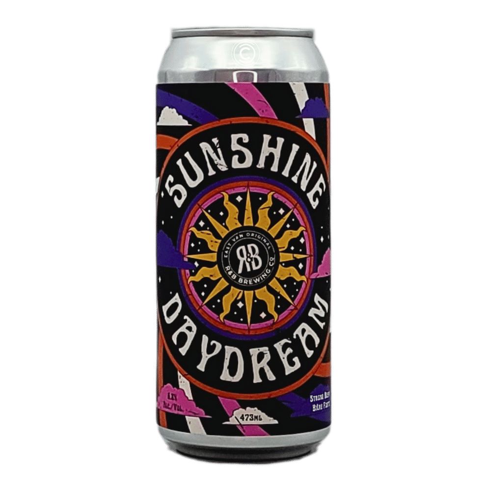 Sunshine Daydream Belgian Golden Ale by R&B Brewing Company, beer label