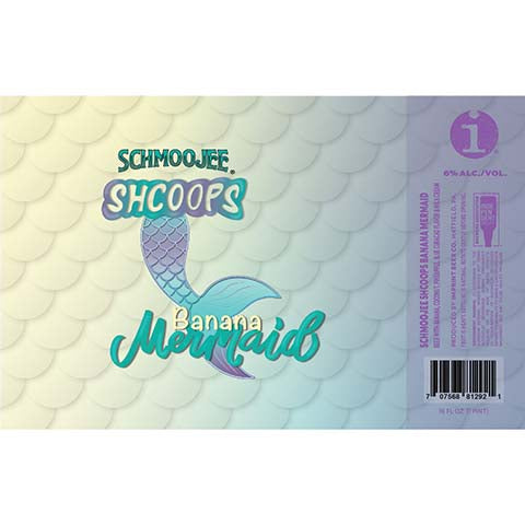 Imprint Schmoojee Shcoops Banana Mermaid by Imprint Beer Company, beer label