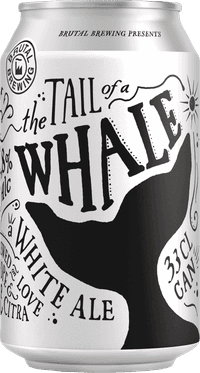 Tail of A Whale by Brutal Brewing, beer label