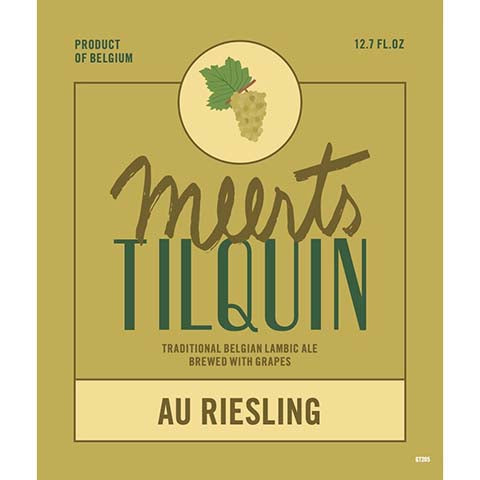 Twelve Percent Meerts Tilquin Au Riesling Belgian Lambic Ale by Twelve Percent Beer Project, beer label