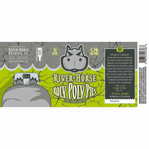 River Horse Roly Poly Pils Czech Pilsner by River Horse Brewing Company, beer label