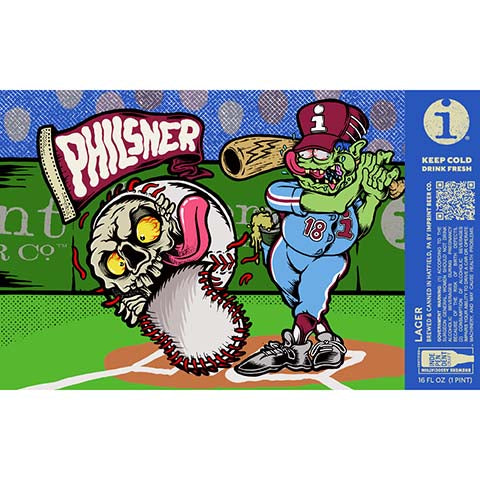 Imprint Beer Philsner Lager by Imprint Beer Company, beer label