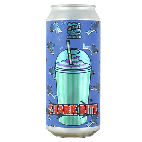 450 North Blue Shark Bite Slushy XXL Sour by 450 North Brewing Company, beer label