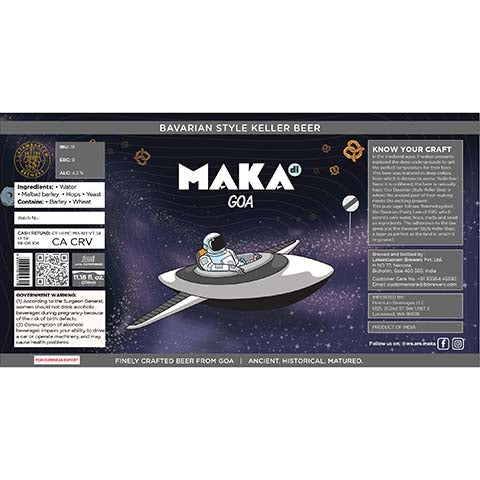 Latambarcem Maka Di Bavarian Keller Beer by Latambarcem Brewers, beer label