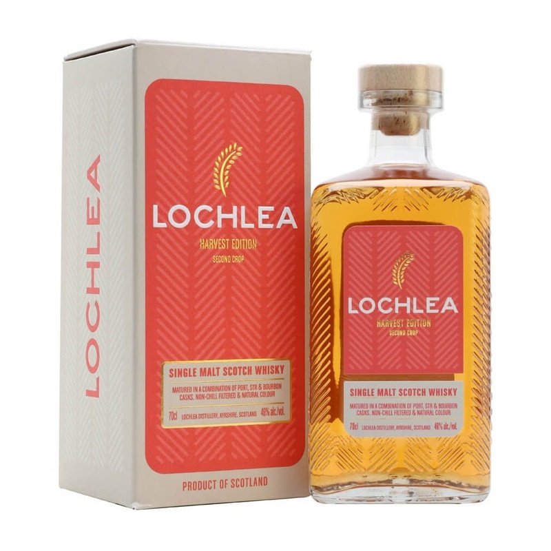 Lochlea Harvest Edition Second Crop Single Malt Scotch Whisky by Lochlea Distillery, beer label