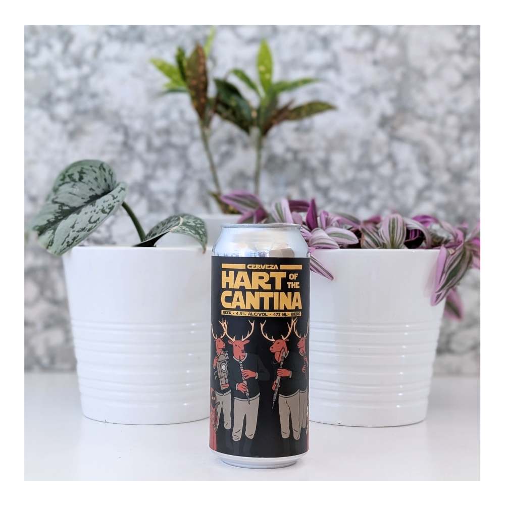 Hart of the Cantina Mexican Lager by Red Hart Brewing, beer label