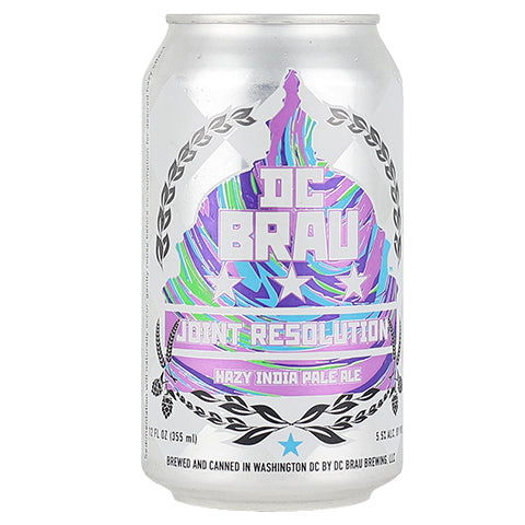 DC Brau Joint Resolution Hazy IPA by DC Brau Brewing Company, beer label