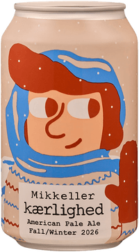 Kaerlighed Pale Ale Fall Winter 2026 by Mikkeller, beer label