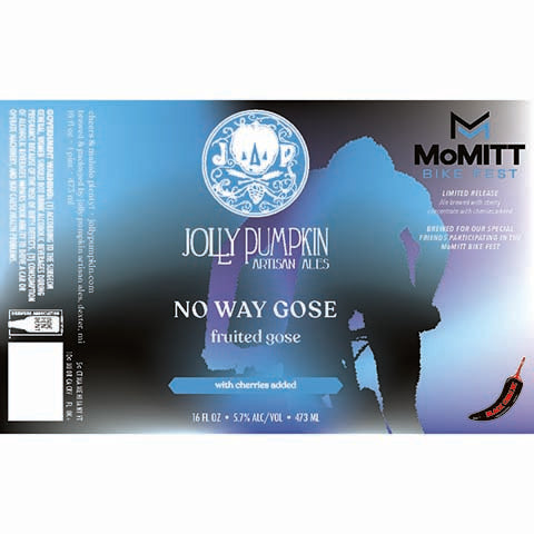 Jolly Pumpkin No Way Gose by Jolly Pumpkin Ales, beer label