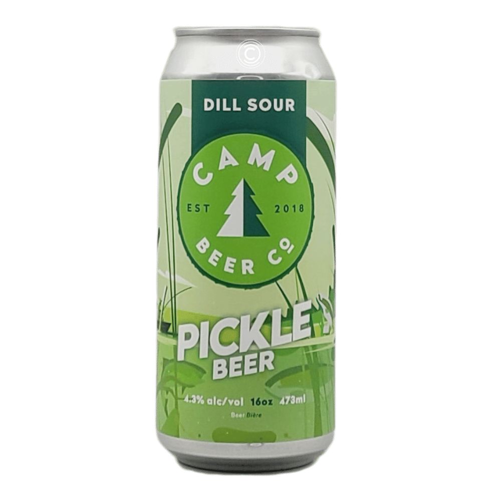 Pickle Beer Dill Pickle Sour by Camp Beer Co., beer label