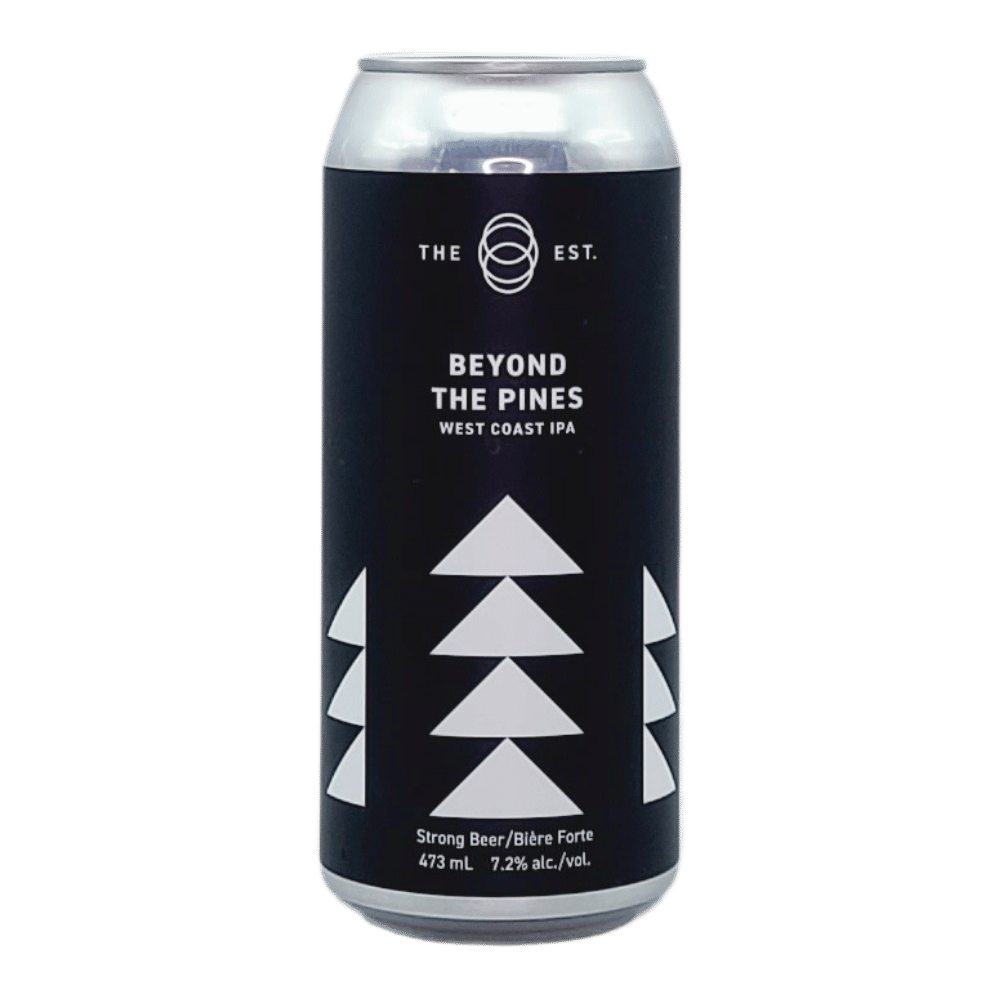 Beyond the Pines West Coast IPA by The Establishment Brewing Company, beer label