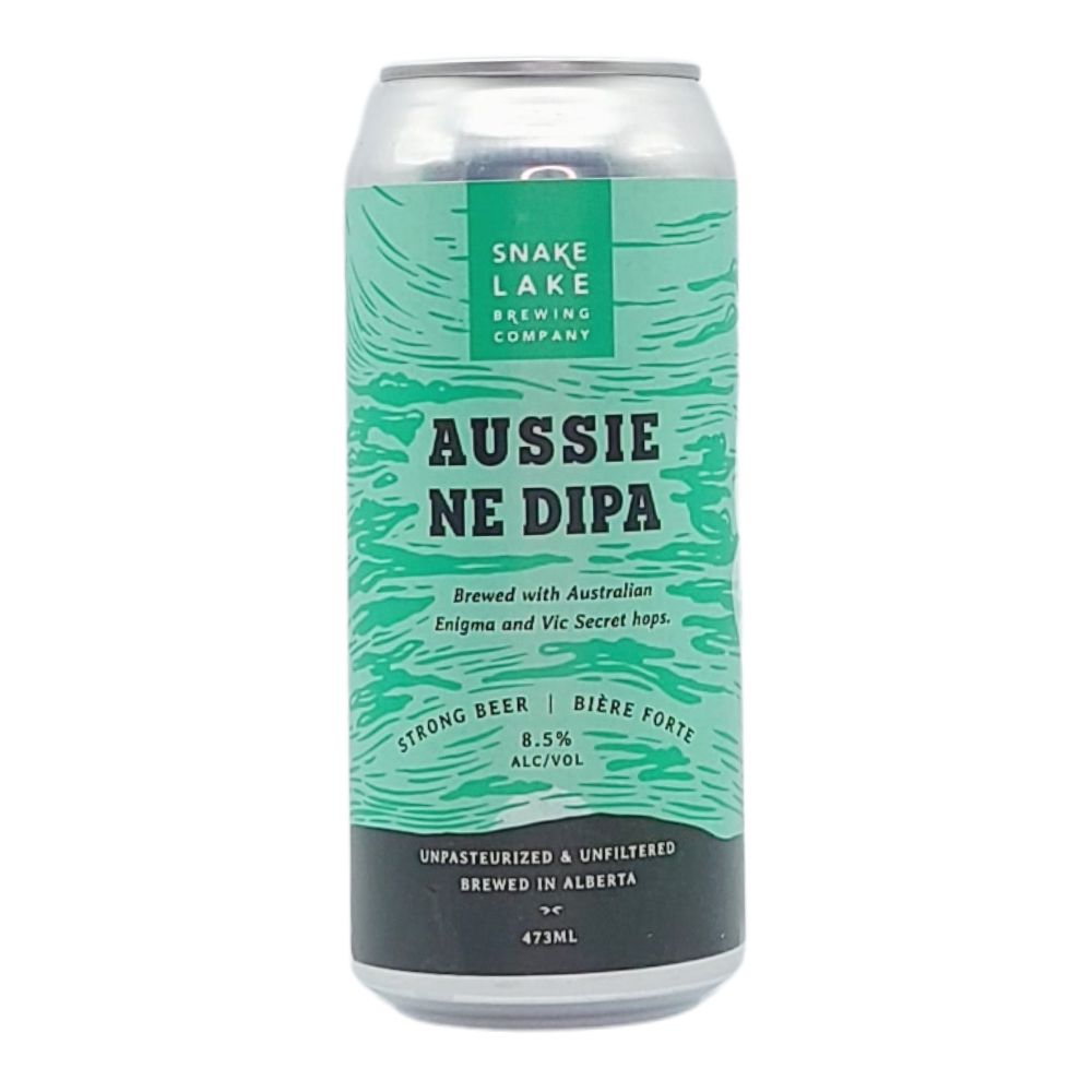 Aussie New England Double IPA by Snake Lake Brewing Company, beer label