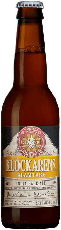 Klockarens Klämtare by Hönsinge Hantwerksbryggeri, beer label