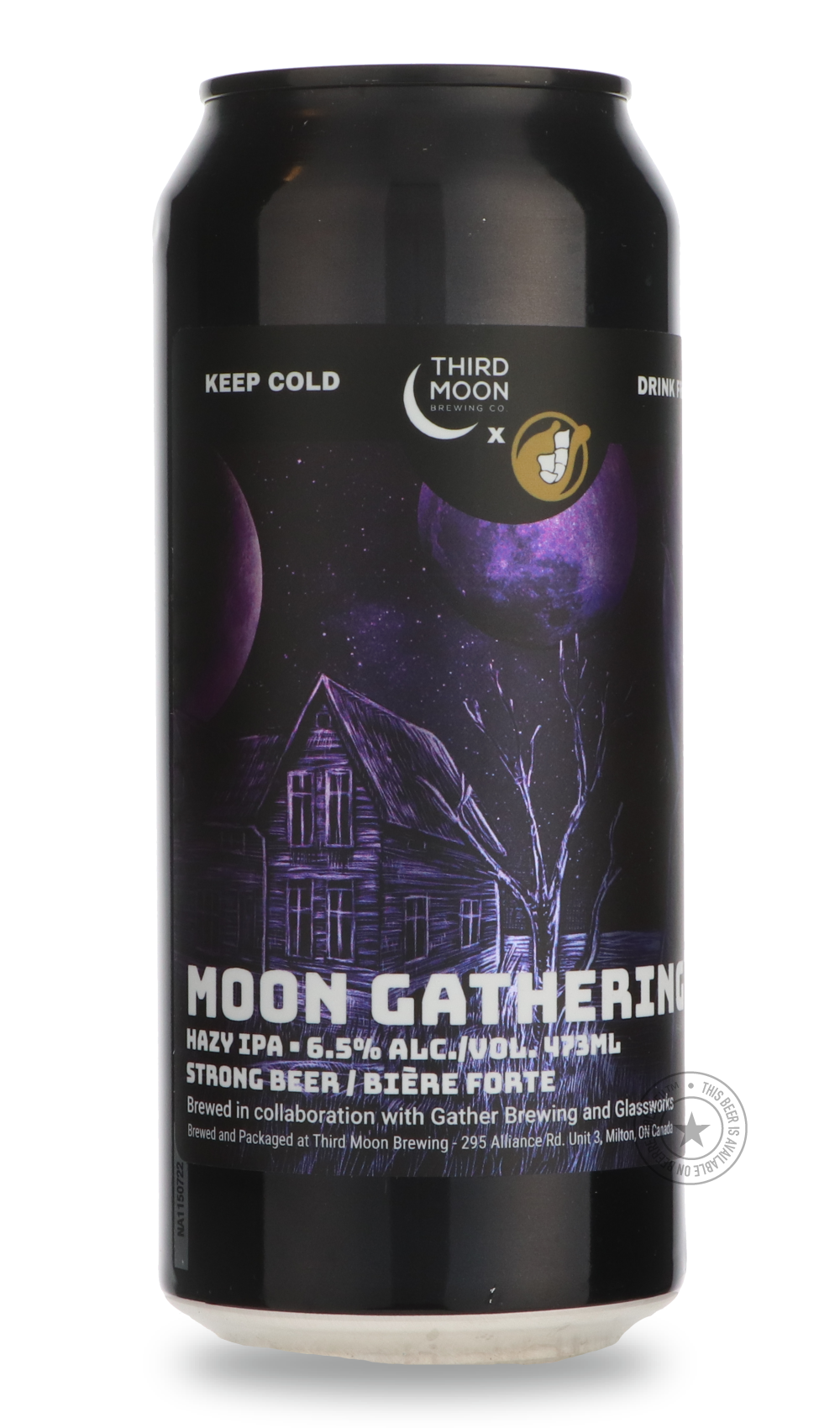 Moon Gathering / Gather Brewing & Glassworks by Third Moon, beer label