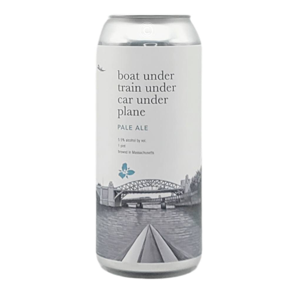 Boat Under Train Under Car Under Plane Pale Ale by Trillium Brewing, beer label