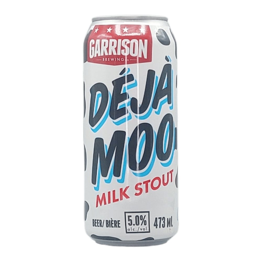 Co. Deja Moo Coffee Milk Stout by Garrison Brewing Company, beer label