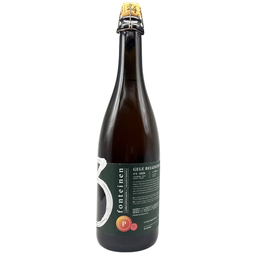 3 Fonteinen Gele Belgische Perzik (season 23|24) Blend No. 2 750ml by 3 Fonteinen, beer label