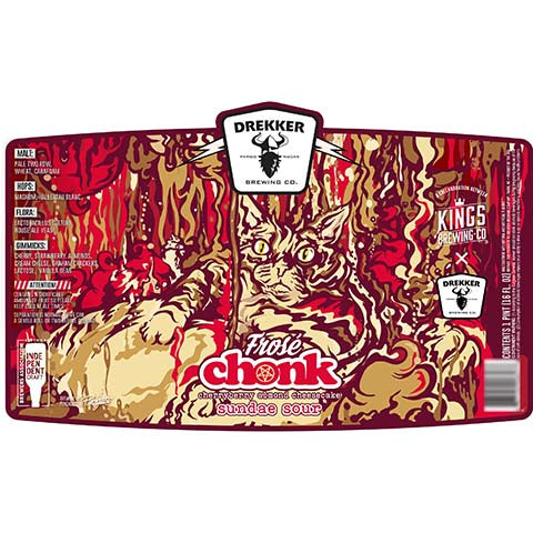 Drekker/Kings Frose Chonk Sundae Sour by Drekker Brewing Company, beer label
