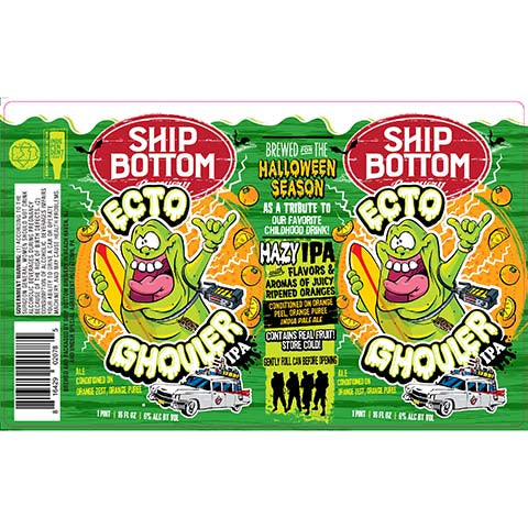 Ship Bottom Ecto Ghouler IPA by Ship Bottom Brewery, beer label