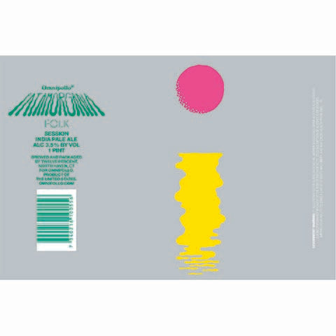 Omnipollo Fatamorgana Folk Session IPA by Omnipollo, beer label